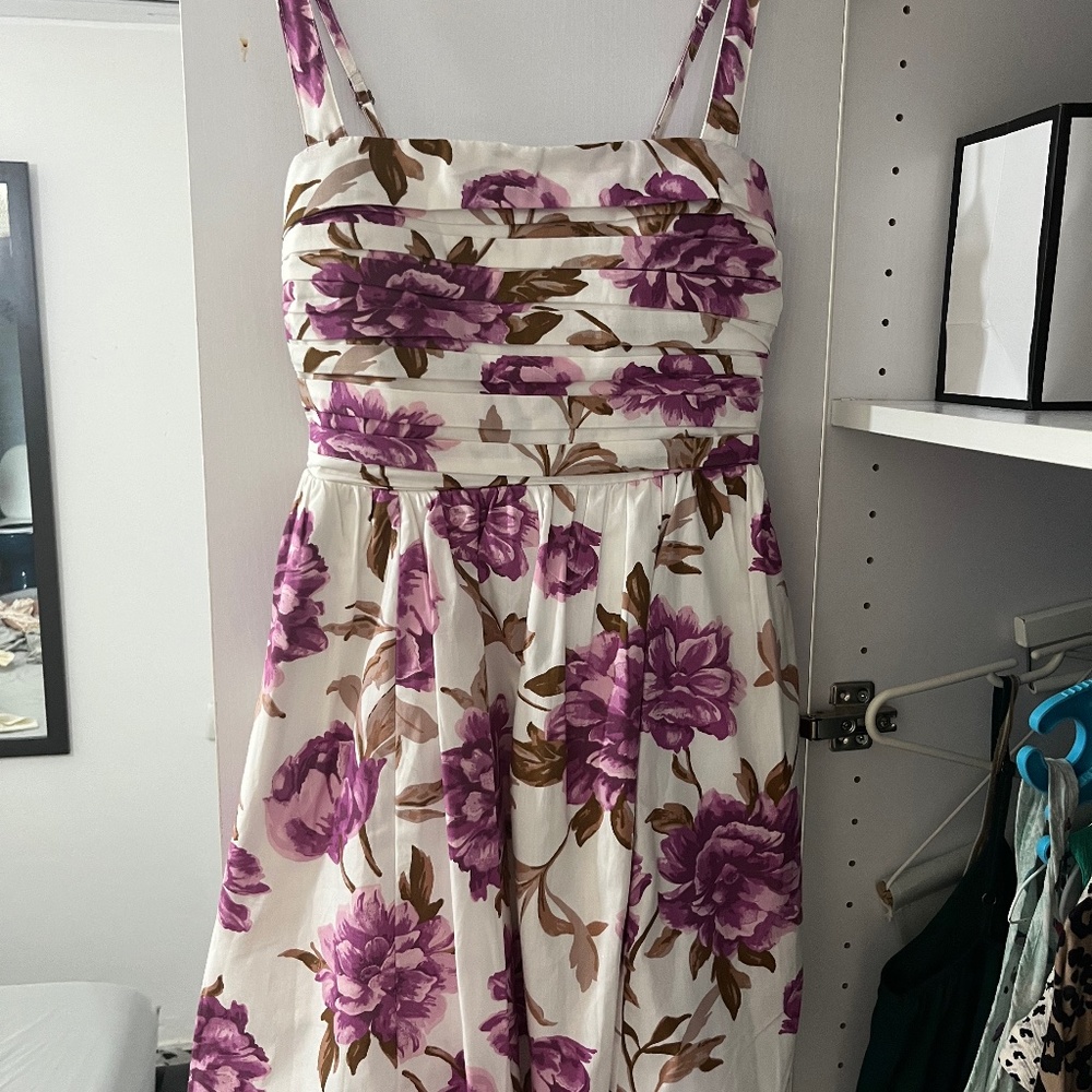 Abercrombie Emerson Poplin Wide Strap Mini Dress XXS length Regular NWT